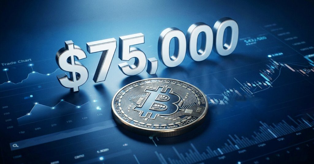 Bitcoin giảm xuống dưới $75,000 khi tâm lý né tránh rủi ro quay trở lại thị trường