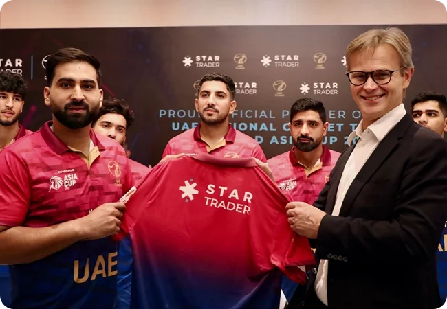 UAE team ICC Asia Cup 2025 sponsorship (STARTRADER)
