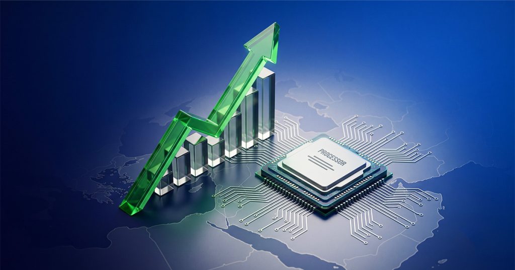 Cổ phiếu chip phục hồi, trong khi vàng và dầu tăng do rủi ro Trung Đông gia tăng