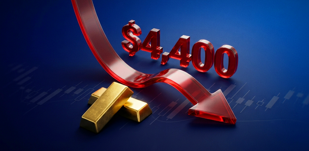 Vàng không thể duy trì trên mốc 4,400 USD khi đồng USD ổn định trở lại