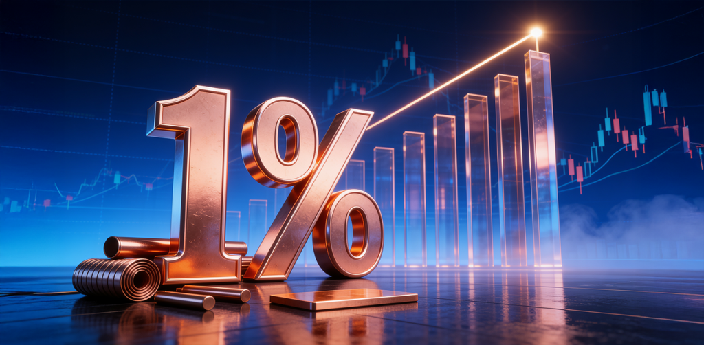 Đồng tăng 1% trong đầu phiên, tiến sát mức cao nhất mọi thời đại